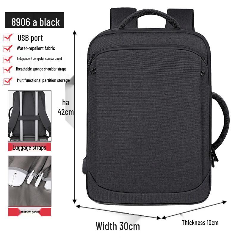 Men s Oxford Business Commuter Laptop Backpack