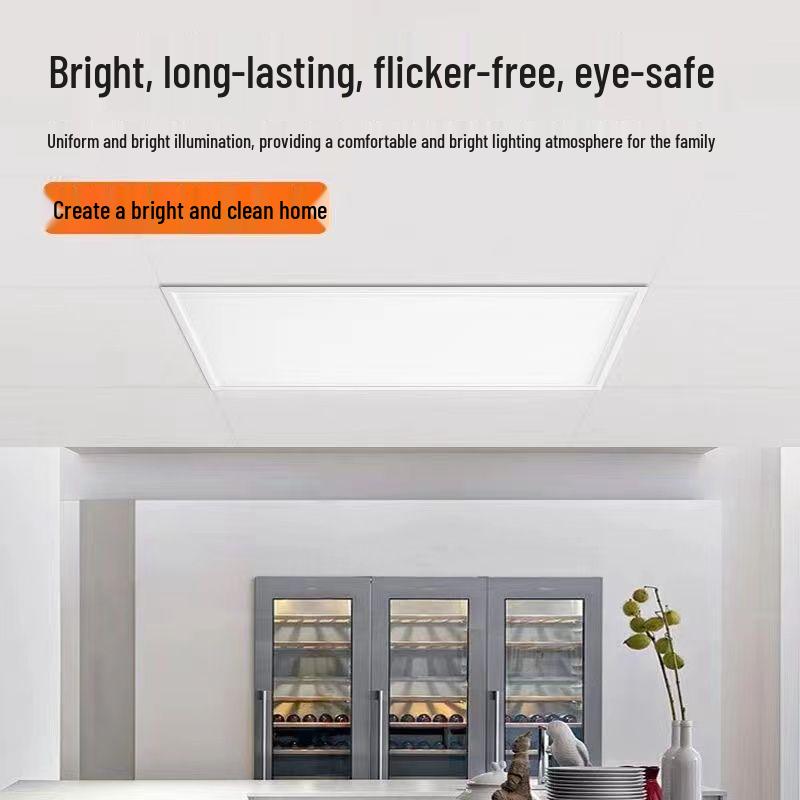 30x60 Integrated LED Ceiling Light - Kitchen & Bathroom Flat Panel 300x600