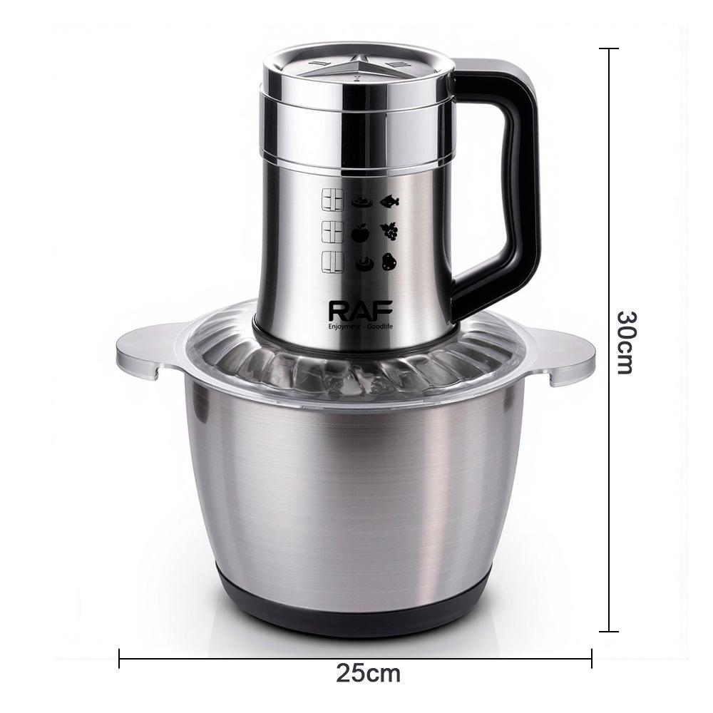 European Standard 3L Electric Meat Grinder & Chopper R 7603: Multifunctional Kitchen Appliance.