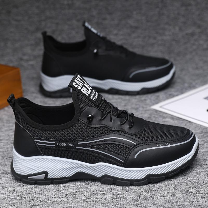 New men s outdoor sports shoes trendy mesh breathable platform shoes lightweight running casual shoes 39