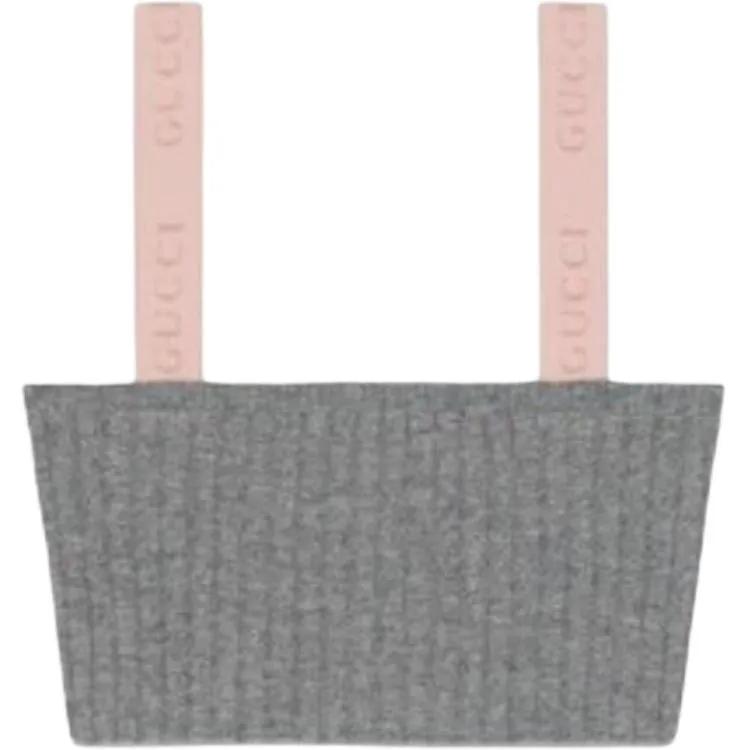 GUCCI Knit Cropped Top (Unisex) Camisoles 773025 XKDUL 1160