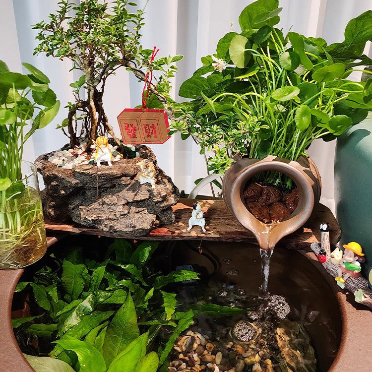 Eco-Friendly Ceramic Fish Tank Water Feature & Garden Ornament Filter