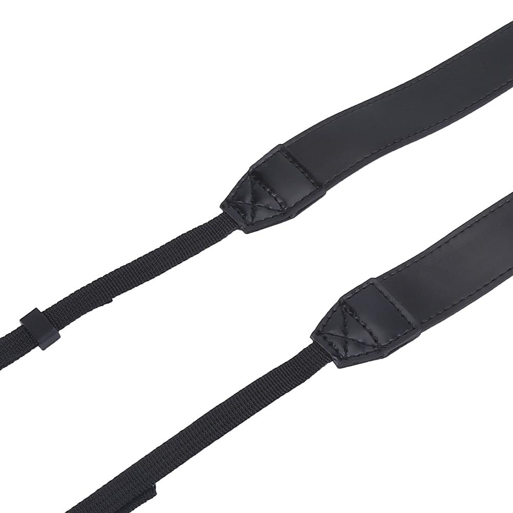 

Универсальный регулируемый плечевой ремень для камеры из ПУ кожи, аксессуар для фотографии, черный чёрный