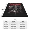 S-Slipknots Těžká Metalová Hudba Deku Flanelová Pohovka Teplé Přehozy pro Domov Ložnici Kancelář Přehozy Přikrývka Peřina