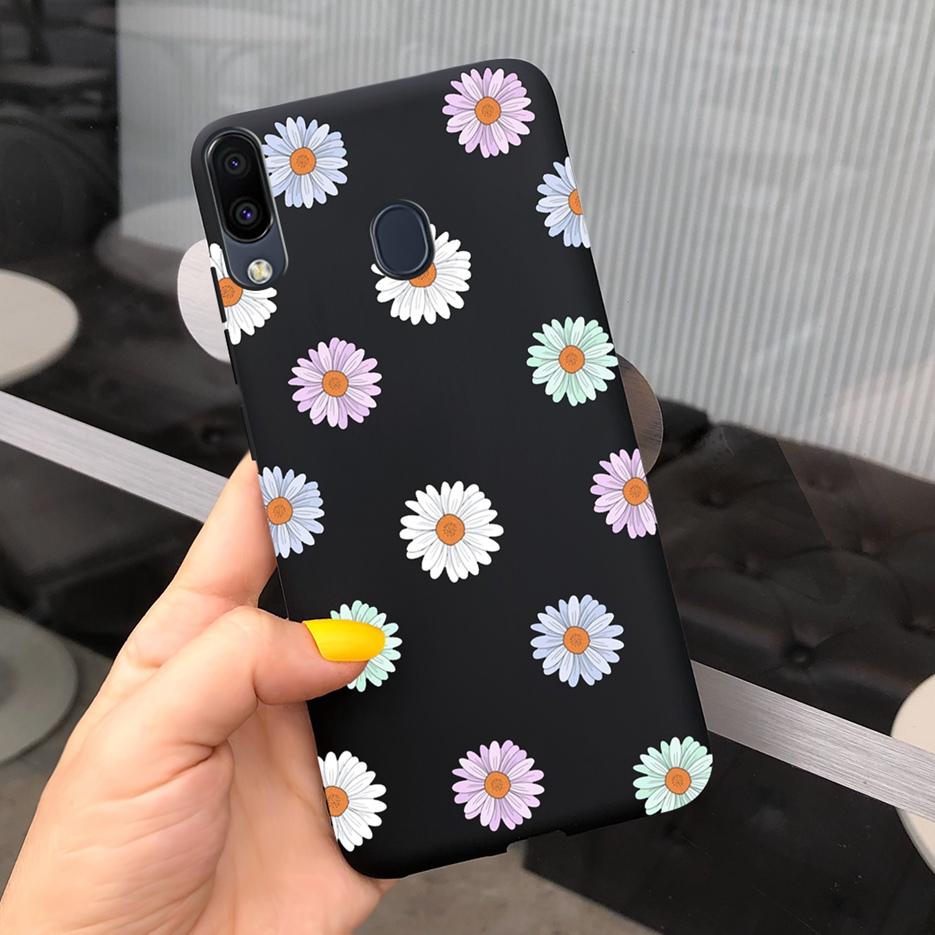 For Samsung Galaxy M10 M20 M30 Case Stylish Cartoon Sunflower Soft Silicone Phone Back Cover For Samsung M 10 20 30 M305F Fundas