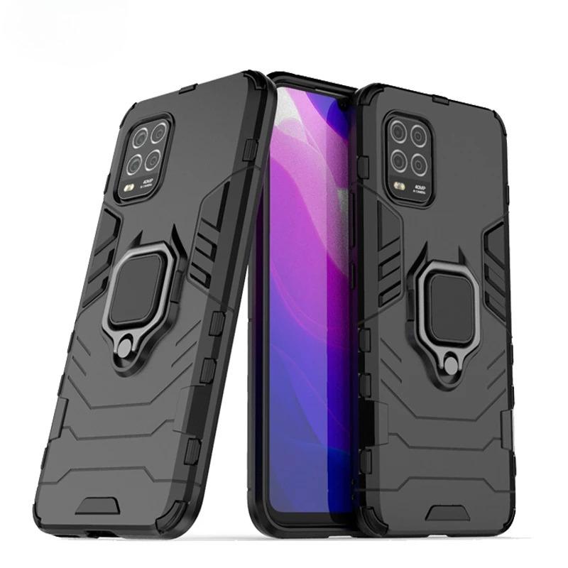 For Xiaomi Mi 10 Lite 5G Case Armor Magnetic Stand Full Cover For Xiaomi Mi 10 Lite Case For Xiaomi 11T 12T Pro 10T 9 12 11 Lite