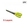 Multipurpose Cutting Shears with Stainless Steel 3/5 Layer Herb Stripper Kitchen Scissors Pepper Herb Scissors Shredded Chopped
