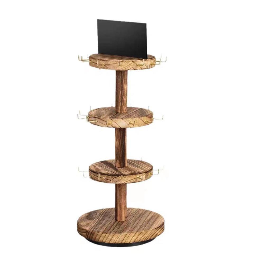 Multi-layer Desktop Storage Rack 43*17.5cm Rotatable Jewelry Organizer Home Dresser Storage