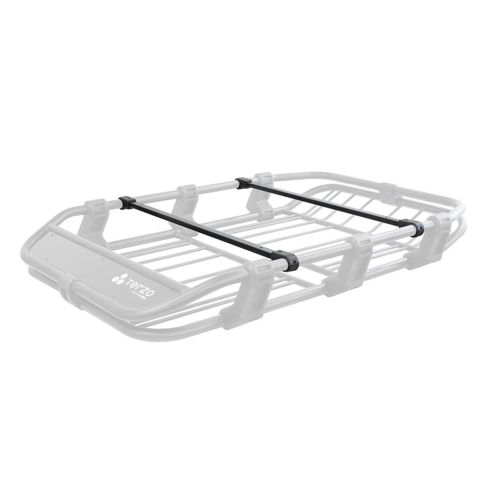 Terzo for Tough Style Roof EA323 (by PIAA) 2-Pack Multi-Joint Bars, Black, Baskets,