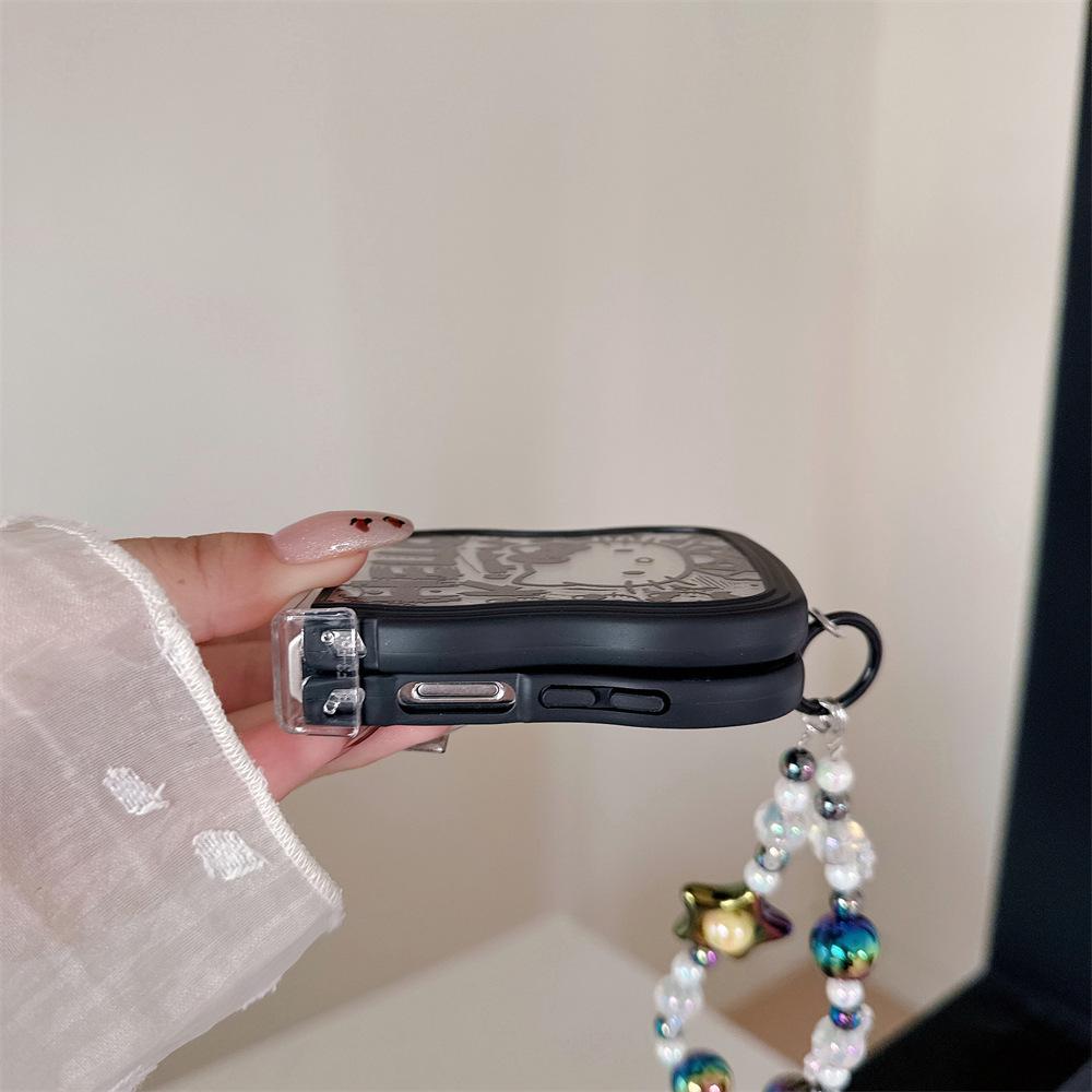 Etui ochronne Hello Kitty do składanego telefonu Samsung Galaxy Z Flip7/6/5/4 z smyczą