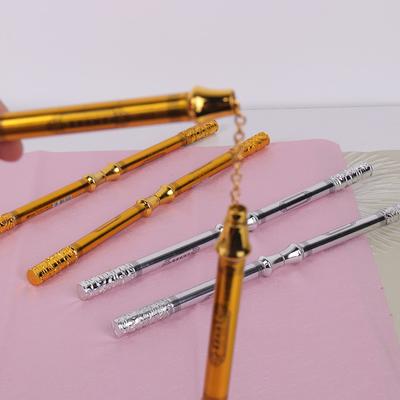 Penna Nunchakus Golden Cudgel Penna Rotante per Scrittura Giocattolo Creativo Antistress