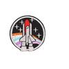 Cartoon Embroidery Cloth Sticker Small Rocket Computer Embroidery Label Spaceship Patch Sticker Bag Decoration Embroidery Chapter Boy Embroidery Stic