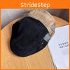 Retro Solid Simple Color Suede Neutral Casual Beret For Autumn Winter And