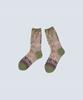 Kokyu Antigua Flower Socks - Beige [Cq-Ct-24-1-N4M-033]