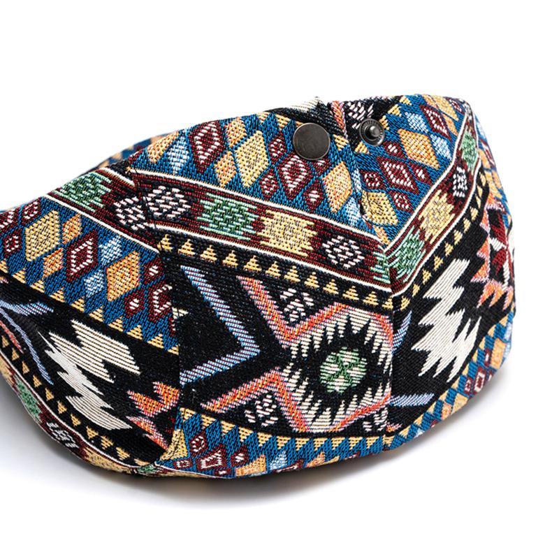 2026 Autumn And Winter Polyester Print Sboy Caps Flat Peaked Cap Men And Women Painter Beret Hats 154