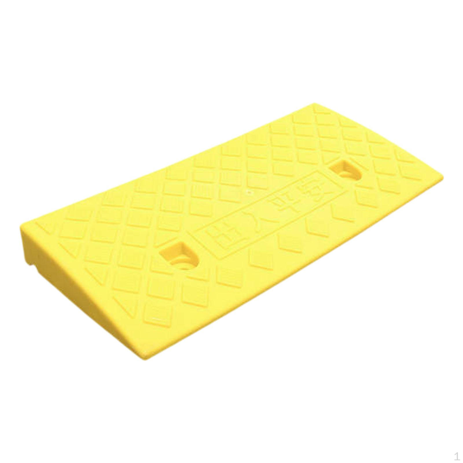 

Треугольная накладка для заезда на бордюр, легкая, сверхпрочная, для порогов, придорожный уклон для Yellow 50cmx22cmx5cm