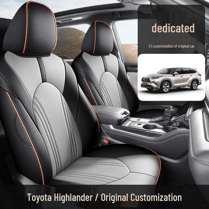 Toyota Highlander Car Seat Cushion - Full Coverage for 5 or 7 Seaters, All-Season Use