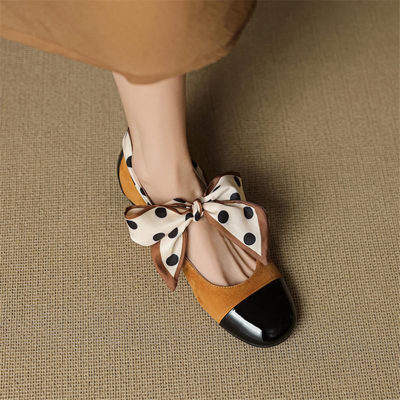 Fashion New Spring/Summer Women Pumps Shoes for Women Fashion Mixed Color Round Toe Mary Jane Shoes Breathable Low Heels Women Green