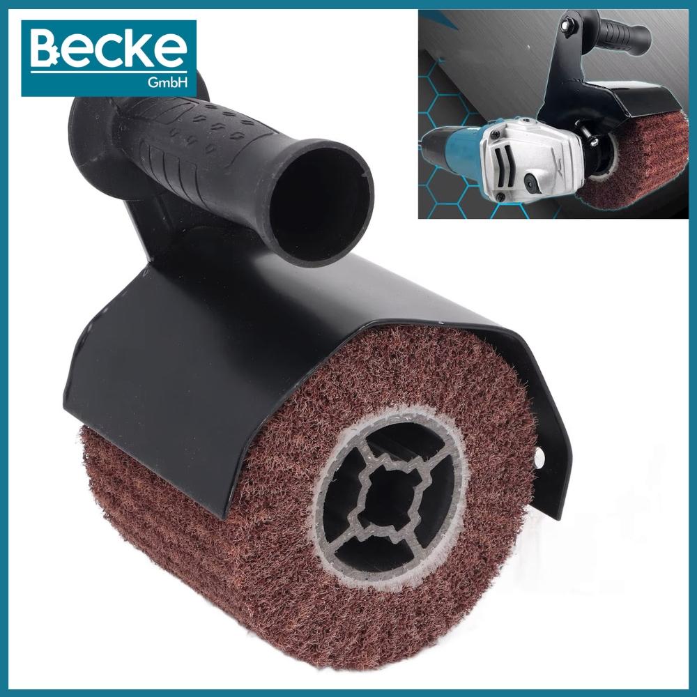 Satin finisher for m14 grinder for satin finishing and matting, steel attachment