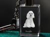 Poodle - Crystal Key Ring with Dog Photo, Illuminated Key Ring, Unique Gift by Art-Dog Brand