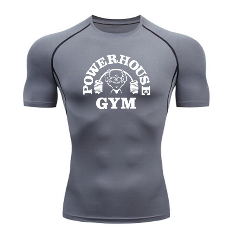 Men's Running Training Sportswear Sweat Absorbing Cycling Fashion Slow Running Quick Drying Elastic Fitness Clothes Exercise Tight Fitting Clothes