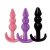 Sex Anal Plug Funny Ergonomic Transparent Large Butt Plug for Couple