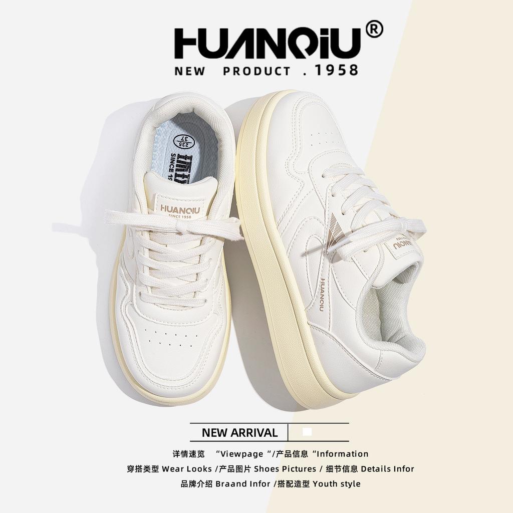 Global versatile board shoes women's autumn ZHQ68553 new student height-increasing board shoes popular light white shoes women