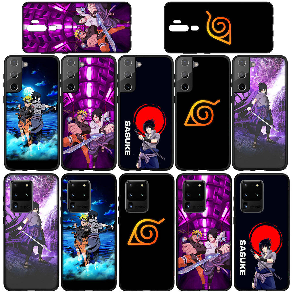 Phone Case for Samsung Galaxy S25 S24 S23 iPhone 16 15 Xiaomi Redmi Note 14 13 12 16E 11 Pro Max XR OPPO Moto Huawei Comics Naruto Uchiha Sasuke Cover