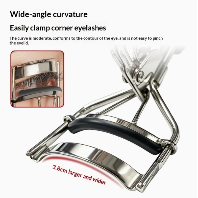 Makeup Eyelash Curler For Women Long-Lasting Eyelashes Curling Eyelash Aid Lash Brush Eye Makeup Tool