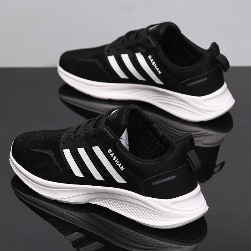 New summer sports and leisure mesh mesh shoes trendy running shoes breathable couple shoes GL221 36 чёрный