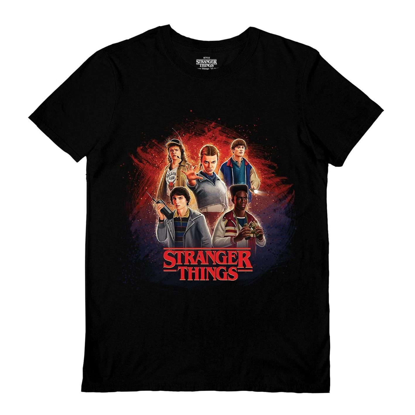 

Футболка Stranger Things 5 (Одиннадцать + Четыре), Официально лицензированный, Унисекс, 4 размера L