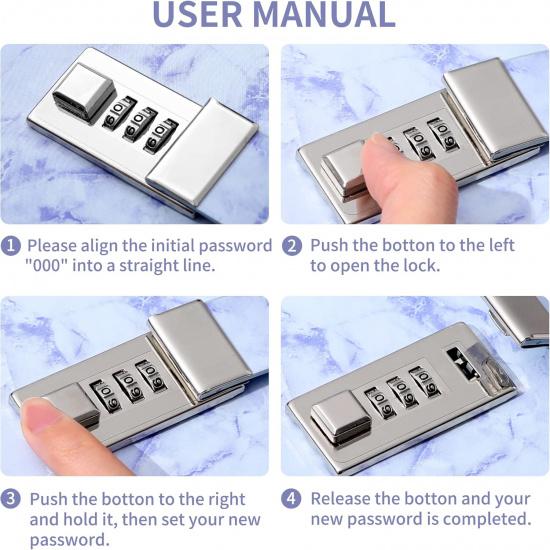 CAGIE Diary with Lock for Girls and Women, A5 Journal with Lock for 8 10 11 12 14 16 Year Old Girls Gifts Presents, 192 Pages Waterproof Journal for