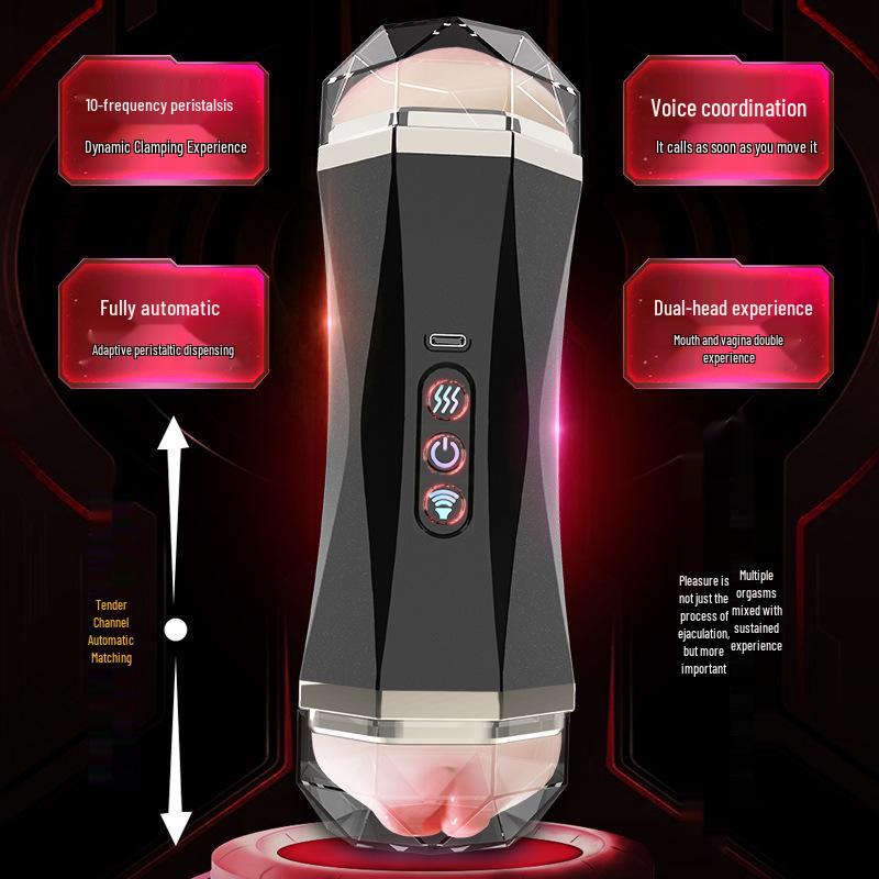 Long Love Luba Automatic Male Masturbator - Deep Throat Telescopic Cup