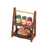 Realistic Dollhouses Candy Display Shelf Pastries Resin Structure Compatible With Miniature Furniture