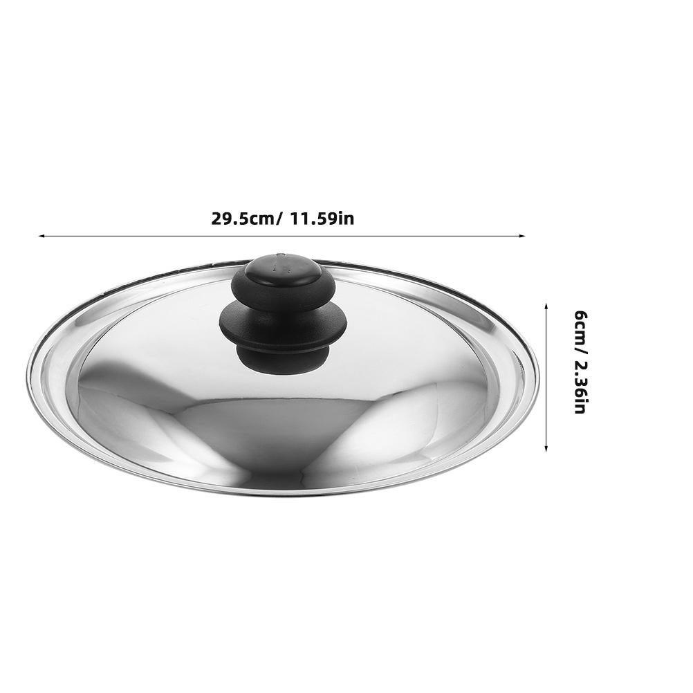 Hochwertiger Metalldeckel Robust Tragbar Anti-Verbrühungs-Design für Suppentöpfe Bratpfannen Küchenzubehör Wiederverwendbar Waschbar