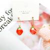 Summer Small Fresh And Cute Fruit Ear Studs Watermelon Strawberry Apple Long Earrings Temperament Earrings Earrings Earrings Female
