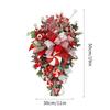 1 Stück Weihnachtskranz Girlande Zuckerstange Schleife Ornament Weihnachten Haustür Hängend Wand Heimdeko