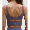 Lululemon Nulu Twist Front SCoop NeCk Bra  Light Support  B C Cup Grape Mist