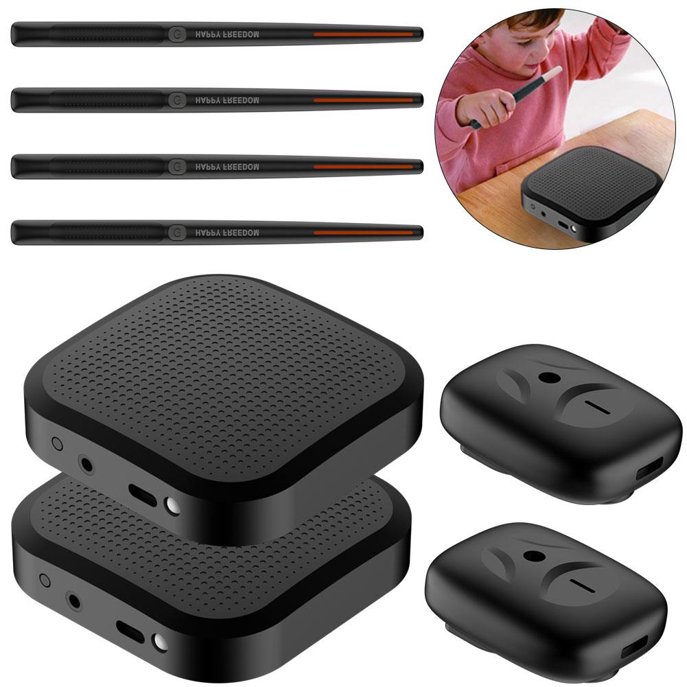 Somatosensory Electronic Virtual Drum Set Portable Air Drumsticks for Beginners Smart Virtual Reality Drum Stick Pedals Kit