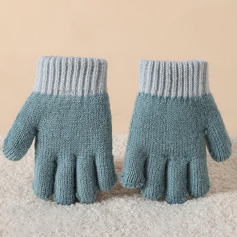 LCsanyp Kids Winter Warm Knitted Gloves A206 1-3 Years