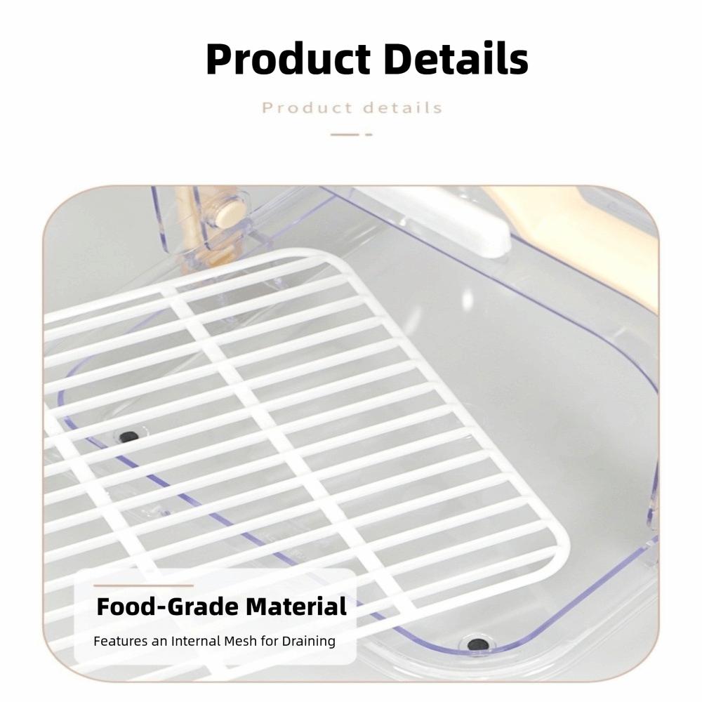 Sturdy Design Storage Box With Handle Reinforced Box High Quality Bread Container Bread Storage