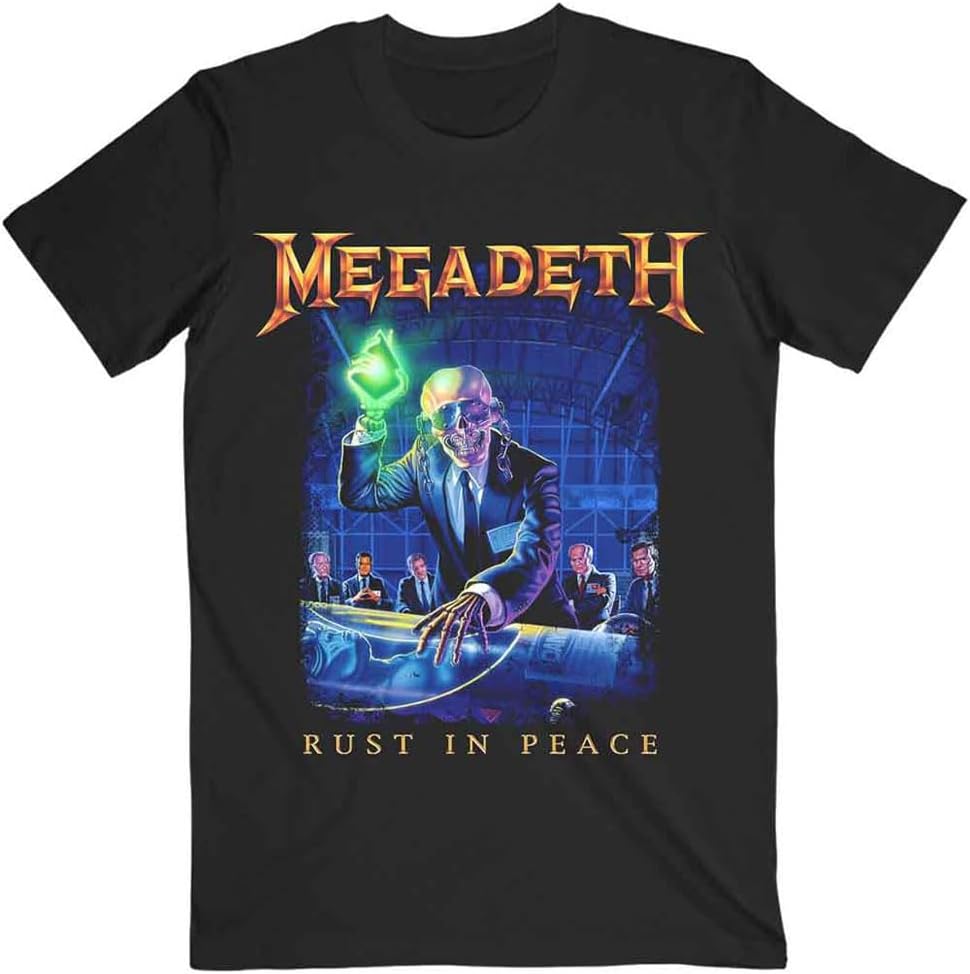 Megadeth Rust in Peace Track List T-Shirt Official S