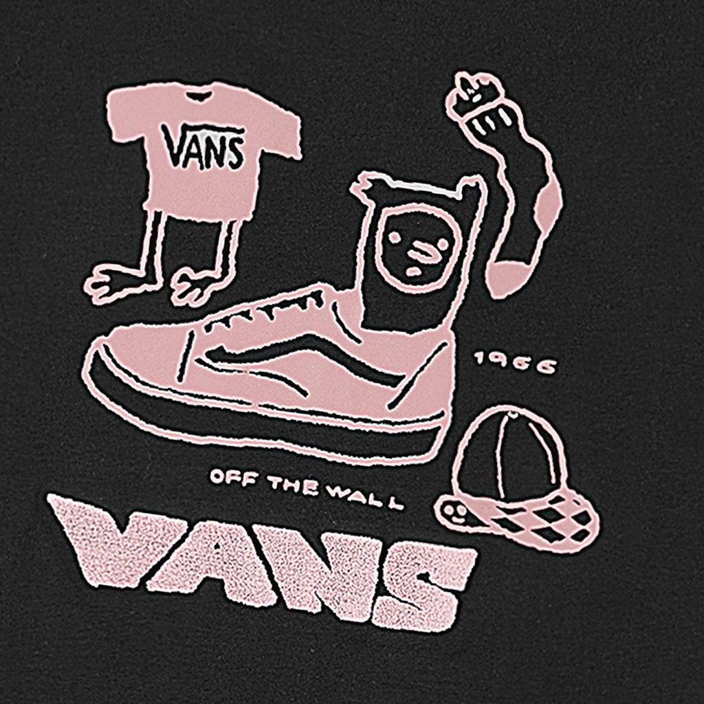 Vans Fun Print Crew Neck Short Sleeve T-Shirt Unisex tops VN000TKGBLK