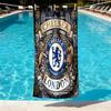 Chelsea FC Print Beach Towel Design, Soft, Lightweight. for Home Bathroom, Spa, Pool, Yoga, Surfing, Camping, Gift for Family, Friend