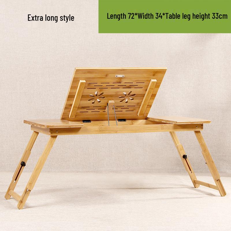 Minimalist Bamboo Laptop Bed Desk - Perfect for Dorms & Study Spaces