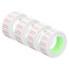 30 Rolls 15000Pcs Labels Price Stickers Single Row Tag Paper for MX5500 Gun Labeller 21x12mm