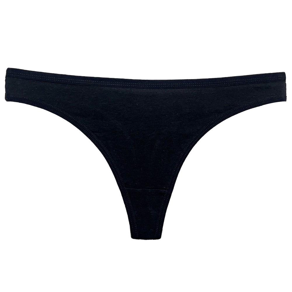 Damen 95% Baumwolle Atmungsaktive Low-Waist Yoga-Tangas