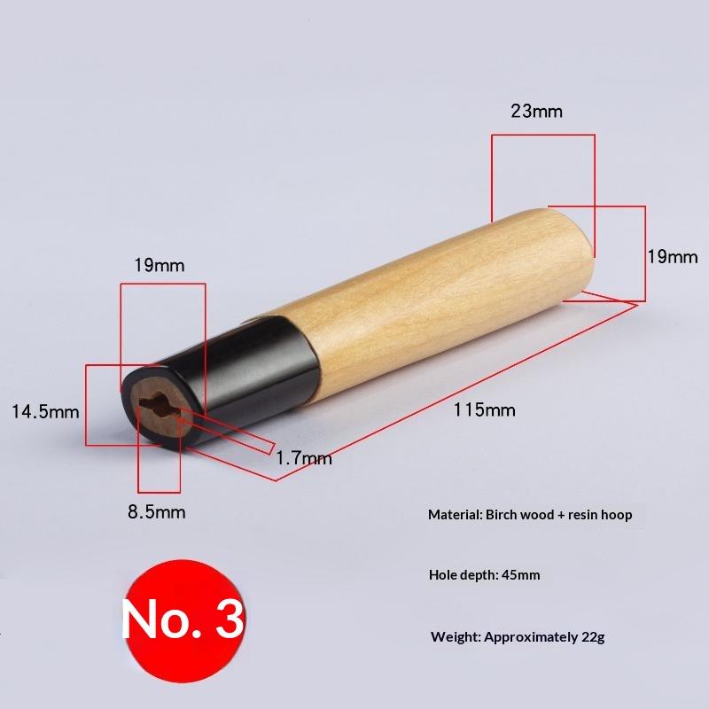 1 Piece Japanese Classic Octagonal For Diy Semi-Finished Handmade High Quality Wood Material Kitchen Knife Handle