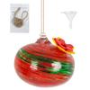 Window Hummingbird Feeder with Suction Cups Small Hummingbird Feeder Flower Feeding Ports Hanging Bird Feeder for Outside Window
