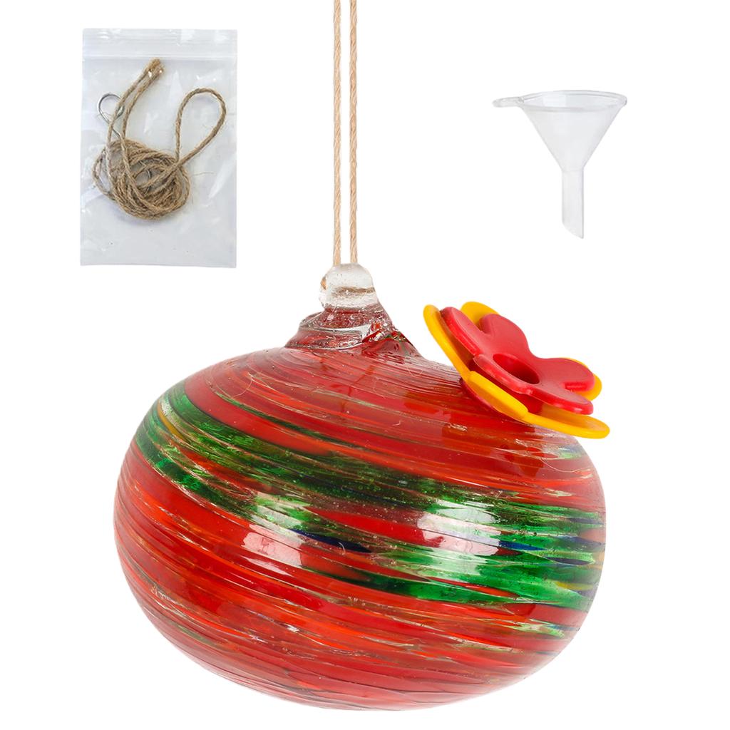 Window Hummingbird Feeder with Suction Cups Small Hummingbird Feeder Flower Feeding Ports Hanging Bird Feeder for Outside Window